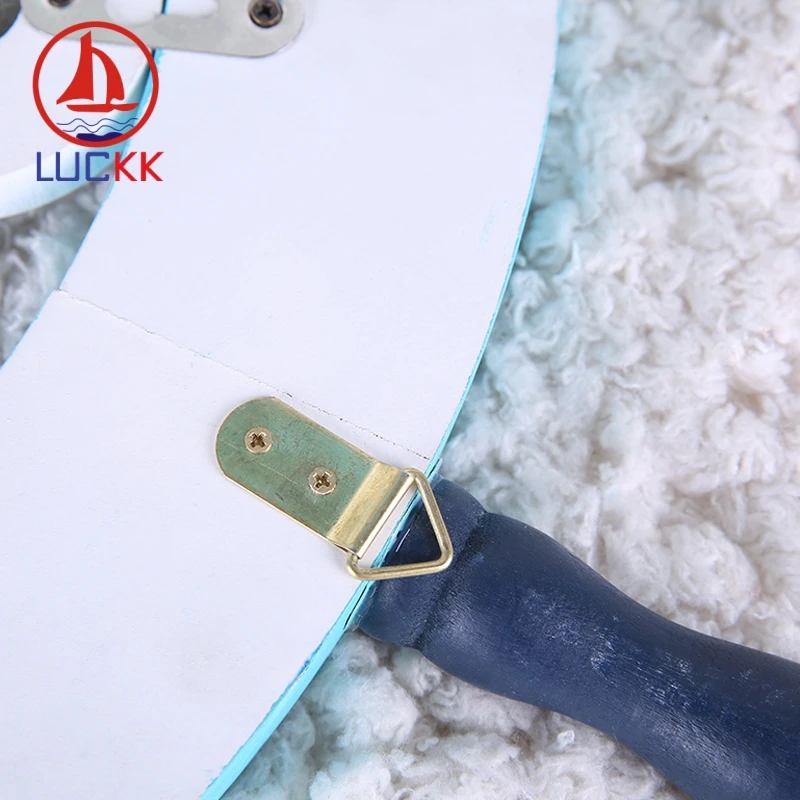 Деревянная модель руля корабля LUCKK 62 см 2 вида настенная подвеска с якорем