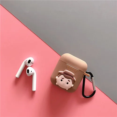 f Зарядный чехол для наушников airpods, беспроводная bluetooth-гарнитура, защитный чехол, коробка для наушников, ушной воздушный pod, силиконовый Жесткий Чехол, сумка - Цвет: f