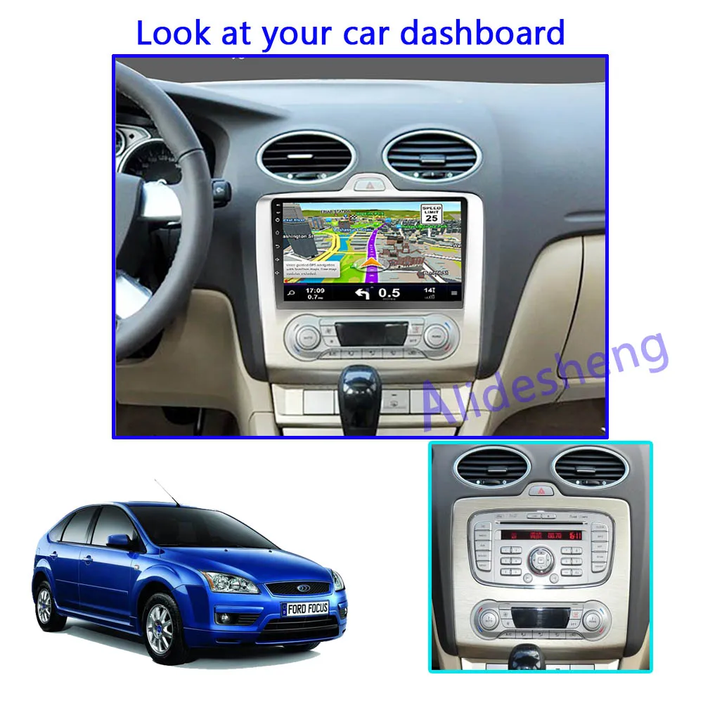 Автомагнитола для Ford Focus Exi MT Android 8 1 мультимедийный плеер AT Mk2 Mk3 2004 2005 2006 2007 2008 2009 2010