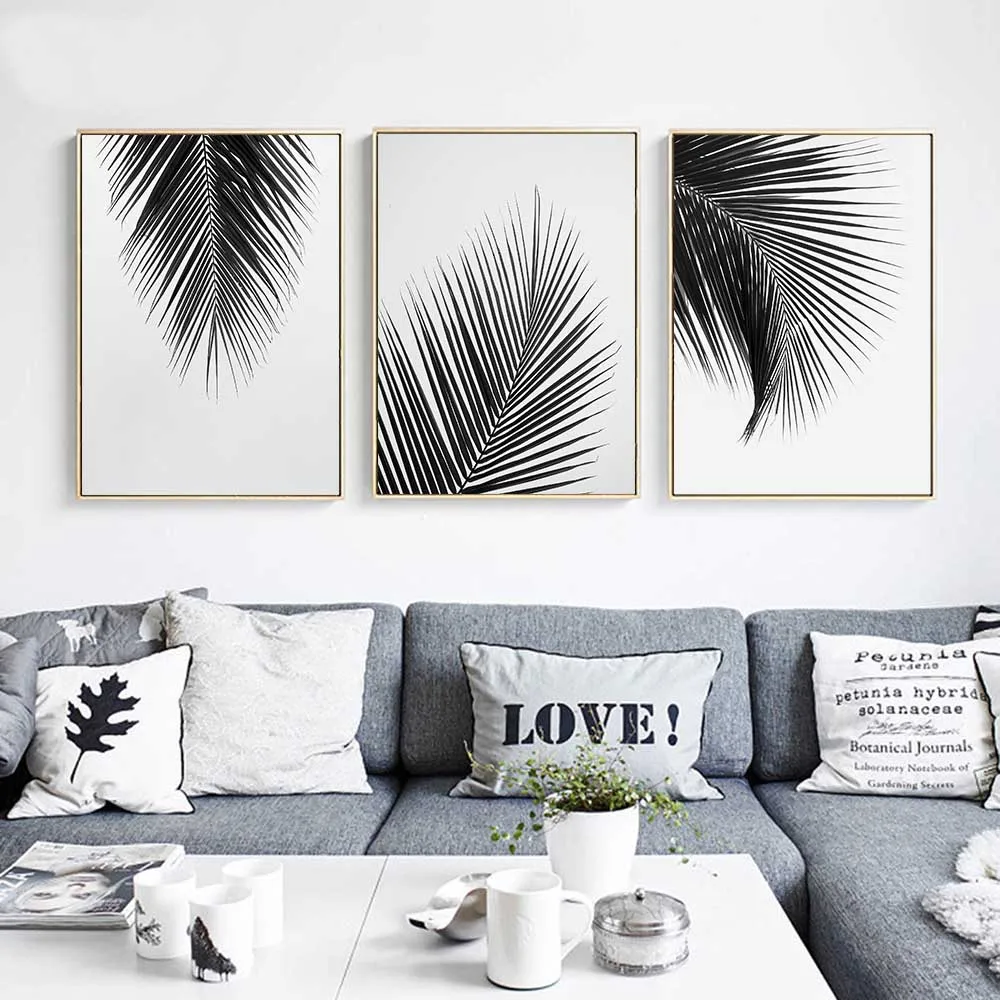 Unframe скандинавский простой стиль тропические кокосовые деревья листья домашний