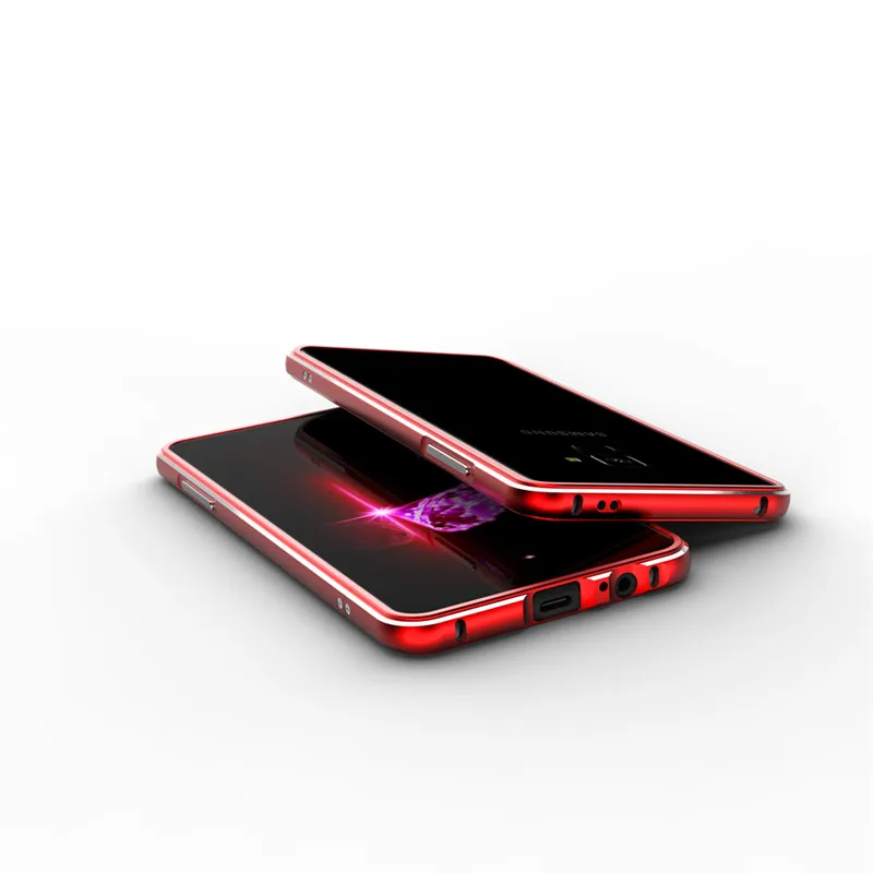 

For Samsung A8 Plus 2018 A730 Bumper Glitter Metal Aluminum Bumper Frame Case Cover for Samsung Galaxy A8 Plus A8Plus 2018 A730F