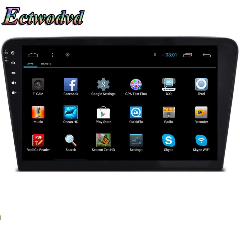 Ectwodvd 10 2 дюймов Восьмиядерный Android 8 1 Автомобильная dvd навигационная система Радио