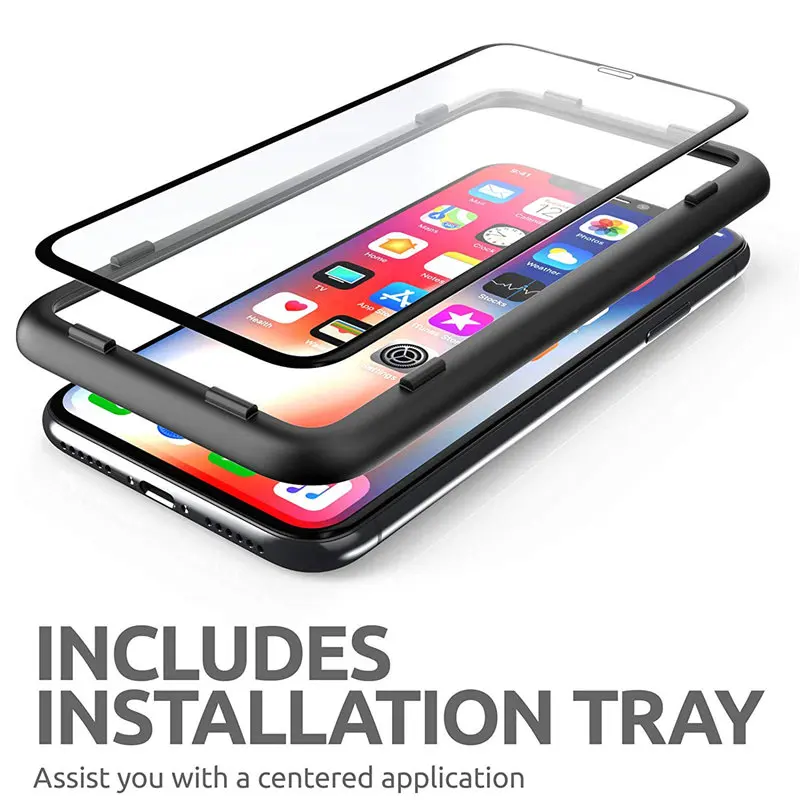 Для iPhone XR 6 1 &quotSUPCASE против царапин Премиум 3D изогнутые края Анти ударное