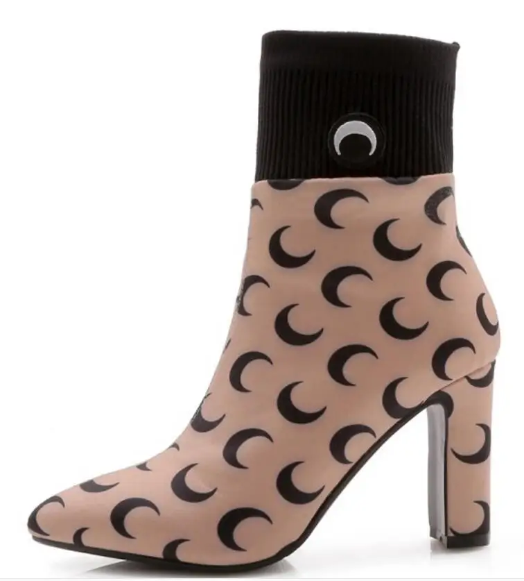 Sapato feminino Женские ботинки до середины икры женская обувь Лодочки на высоком
