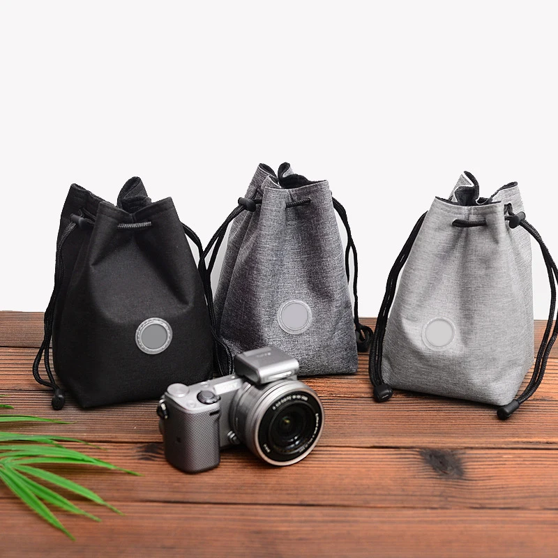Открытый Портативный объектив камеры Карманный чехол Чехлы для DSLR Canon 5D 6D 7D 60D 70D