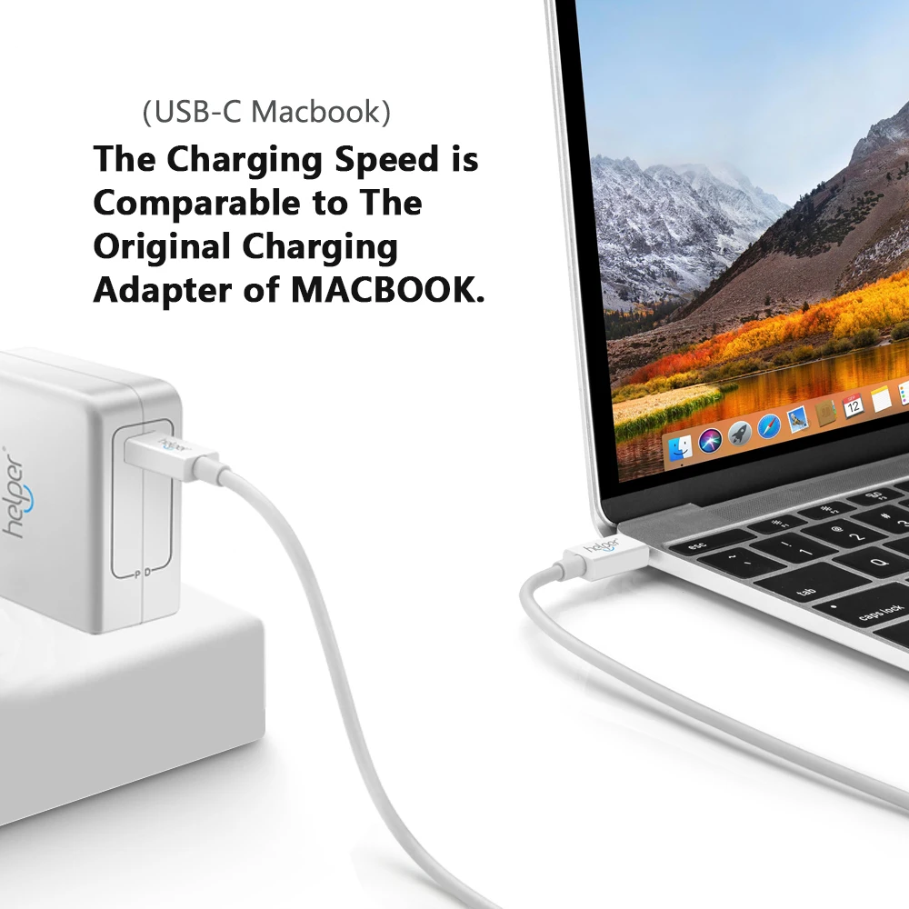 USB Зарядное устройство для стены с разъемом Type C и мощностью 30 Вт с функцией Power Delivery PD 3.0 для MacBook 12'', iPad Pro 2018, Phone XS/Max/XR/X/8/7/Plus и многого другого.