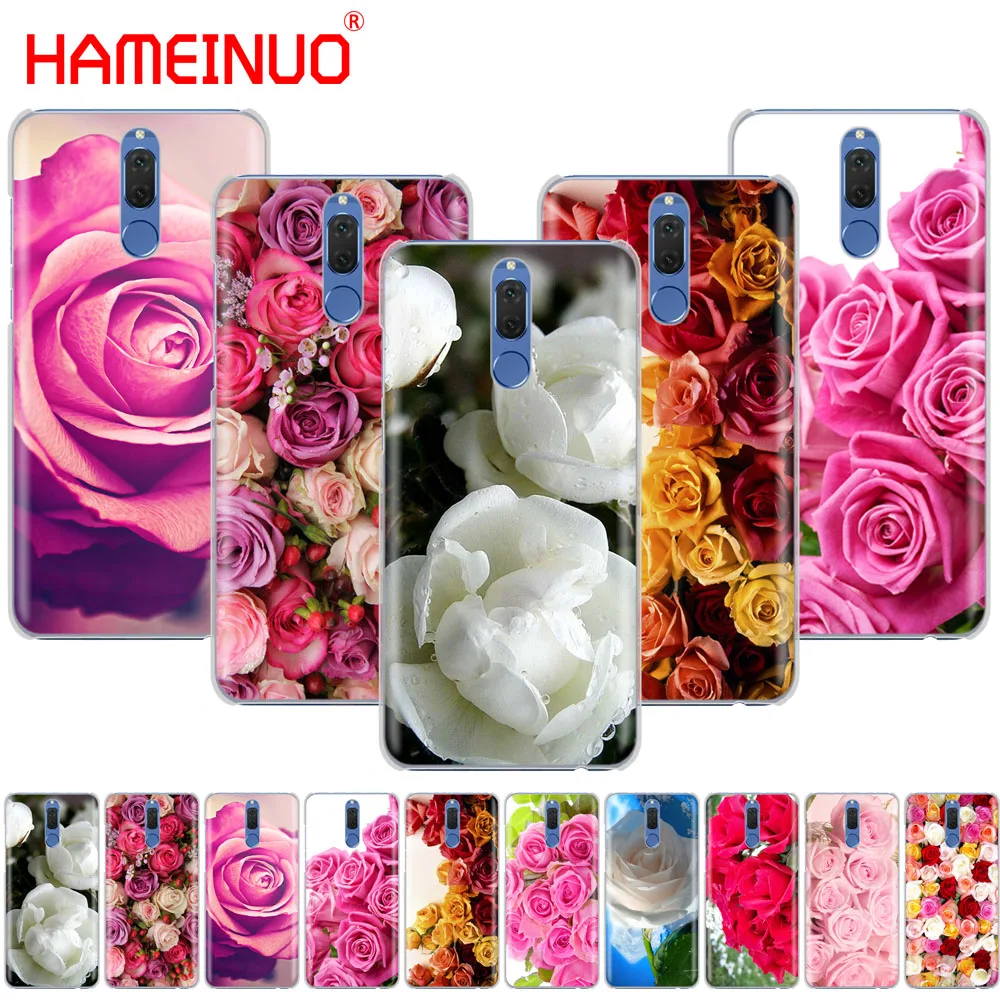 HAMEINUO чехол для телефона с розовыми цветами Huawei NOVA 2 2S 3e PLUS LITE P smart 2018 enjoy 7s mate 7 8 9 10