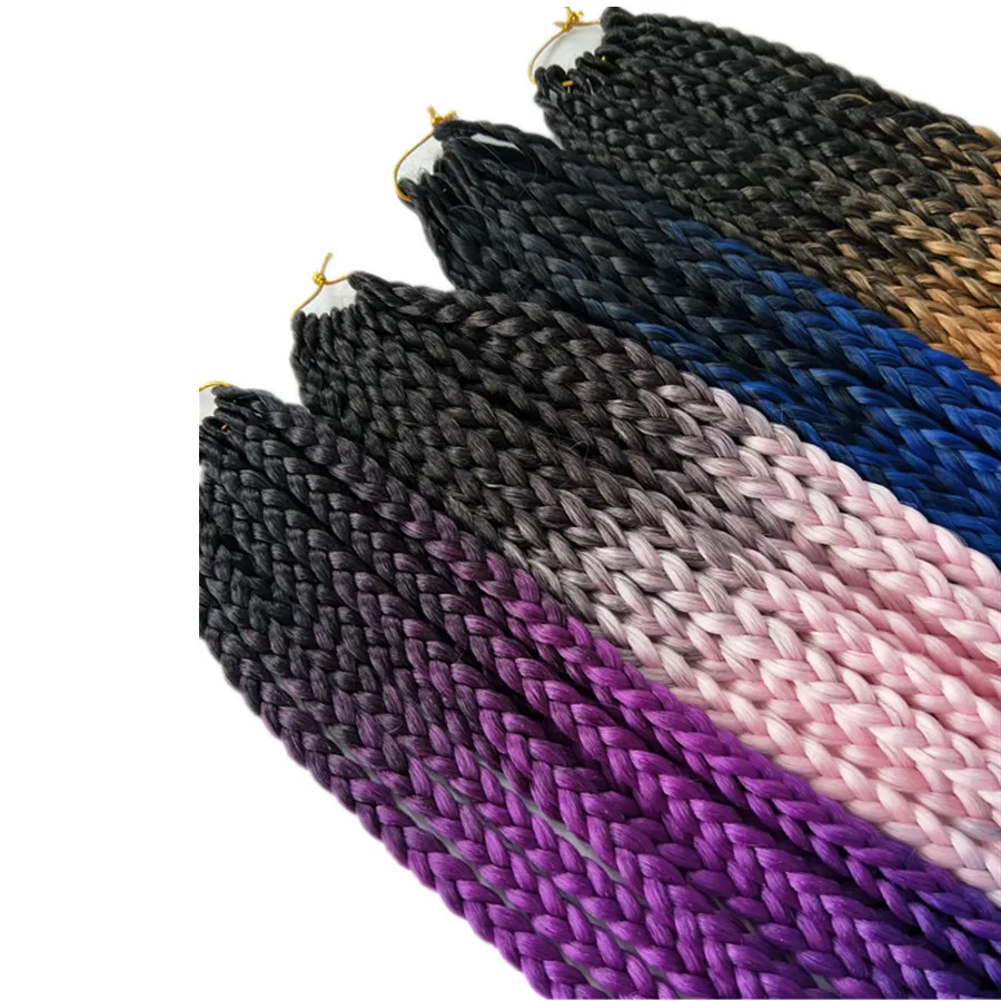 Косички Pervado для наращивания волос синтетические косички 22 Дюйма 10 корней