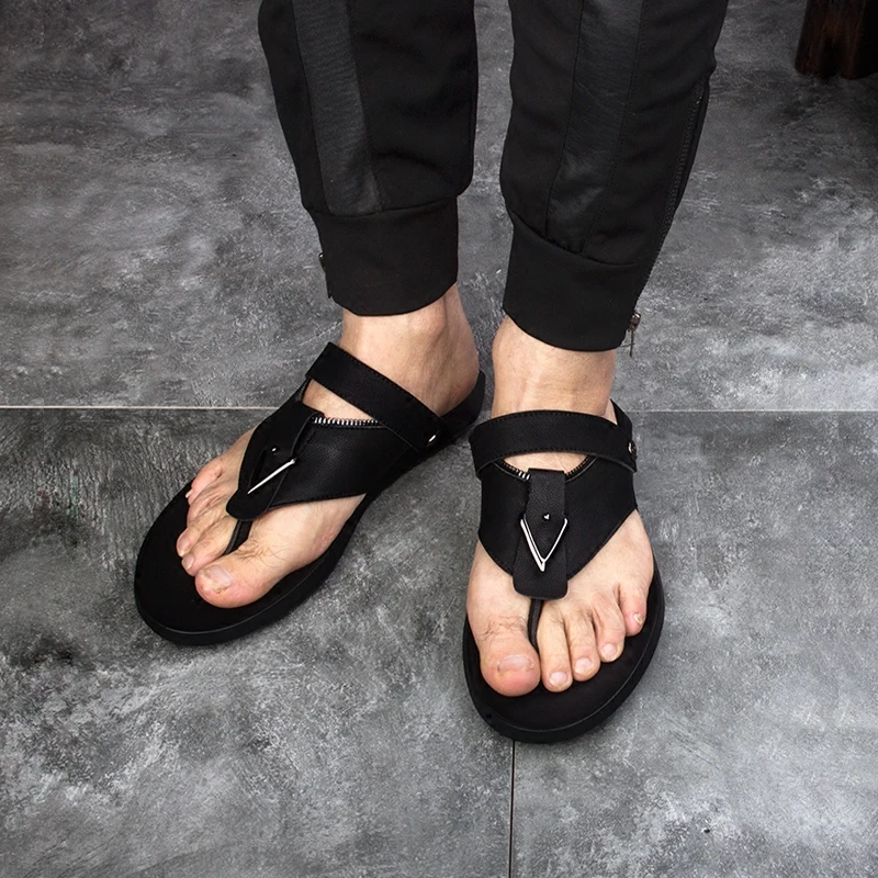 

Men Flip flops Summer Hot New Arrival 2018 Outdoor Beach Mens Slippers Sandals Cheap hot