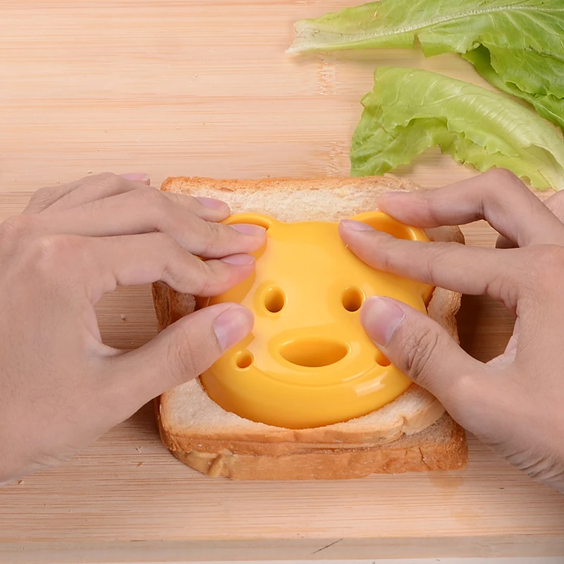 Little Bear Shape Sandwich Mold Bread Biscuits Embossed Device Cake Rice Balls Lunch Embossing H08 | Дом и сад