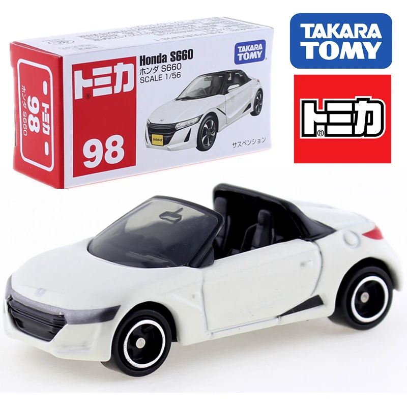 Takara tomy Tomica No.98 Honda S660 открытые автомобили игрушка 1/56 миниатюрная модель родстера