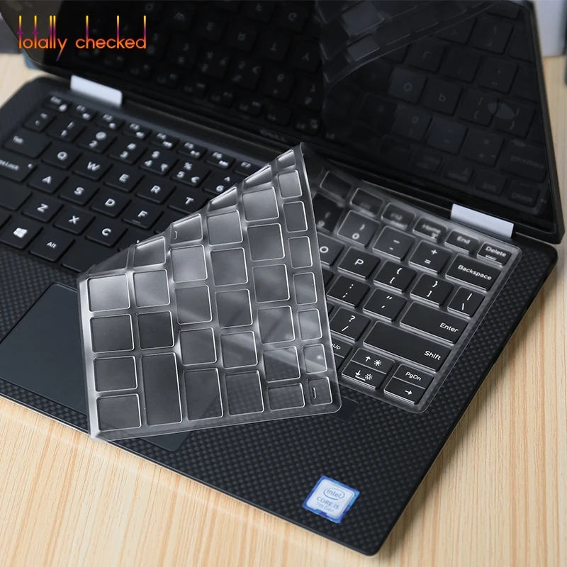 Чехол для клавиатуры DELL XPS 13 9343 9360 9350 9365 9370 3 дюйма/XPS 15 9380 прозрачная защитная