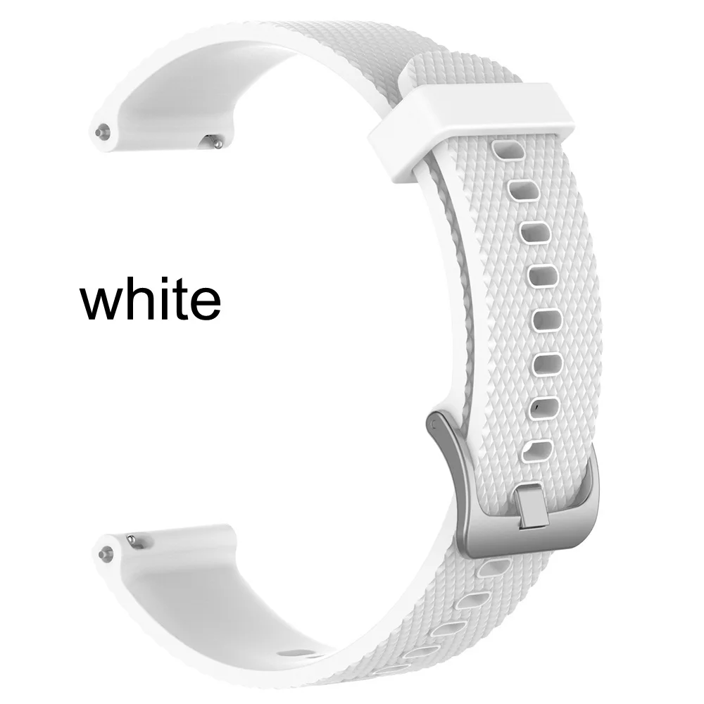 white Новые силиконовые смарт-часы Мягкая замена регулируемый браслет спортивный браслет 22 мм ремешок Высокое качество для Polar Vantage M - Цвет: white