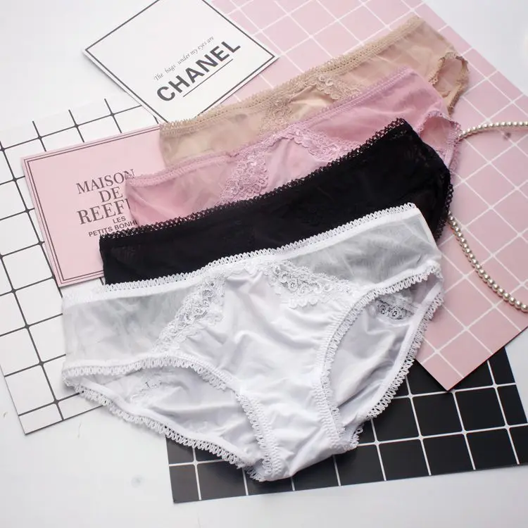 RUIN Promotion Women's panties Low Waist Triangle Seamless Milk Silk Briefs Cotton Bottoms |