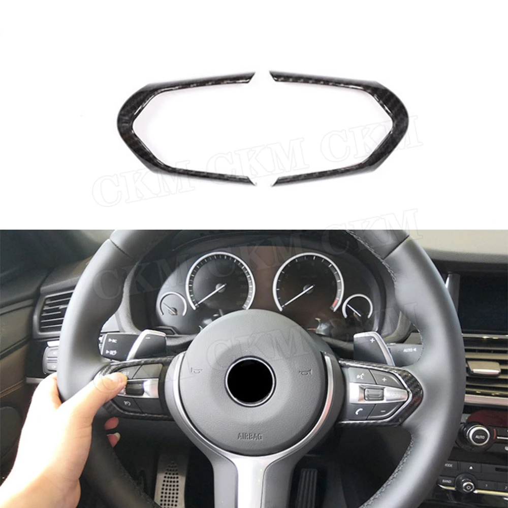Рулевое колесо ключ границы рамки отделки Аксессуары для BMW M3 M4 M5 F20 F22 F30 F32 F10 F06 F15