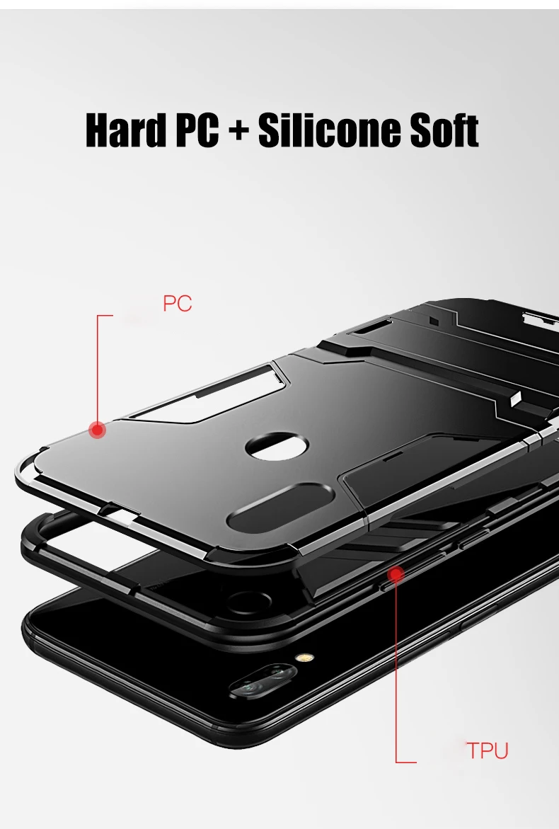 Чехол для huawei P9 P10 P20 MATE 20 P8 LITE 2017 HONOR 8 9 10 V10 7X 8X NOVA 3 3I P SMART PLUS чехол с подставкой