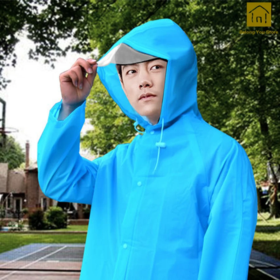 Outdoor Hiking Light Rain Poncho Polyester Travel Safe Cover Raincoat Vandre Waterproof Raincoats Gear LKR070 | Дом и сад