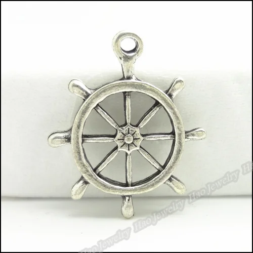 70 шт. винтажная подвеска руля из тибетского серебра и сплава цинка подходит для