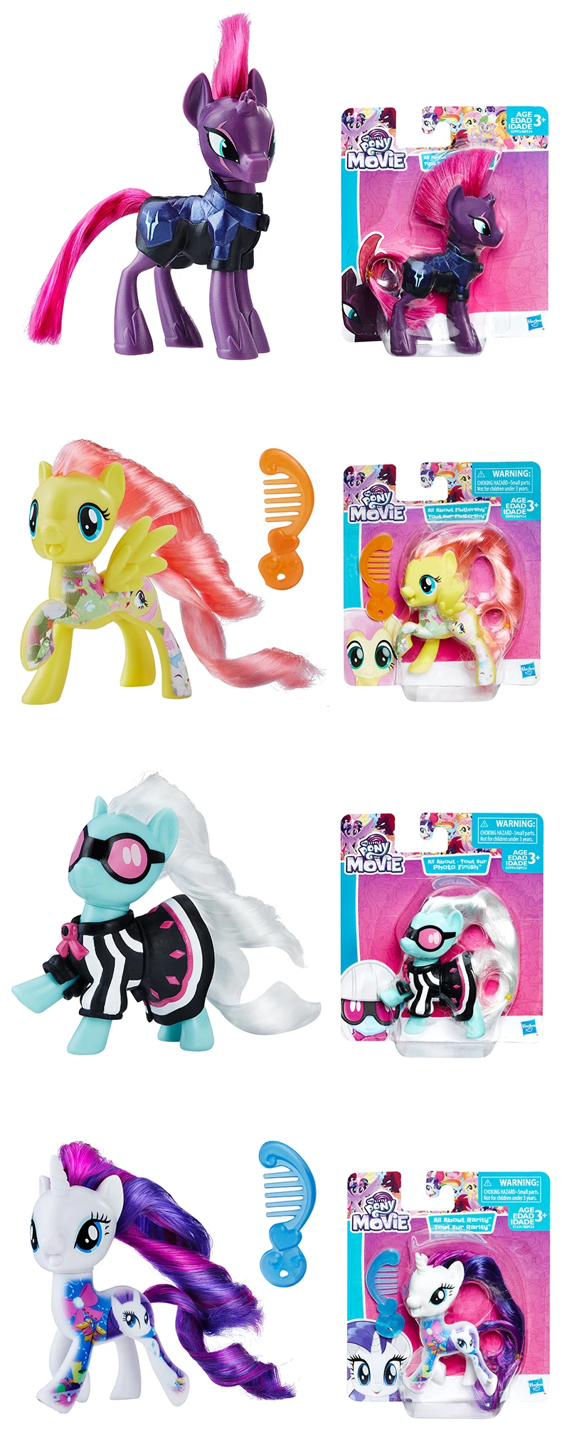 FurReal Friends, My Little Pony с рисунком из мультфильма «Мой Маленький Пони» друзей 3-дюймовая пленка маленькие пони всех цветов радуги; платье в серии «Lyra Heartstring редкость фигурка коллекционная игрушка