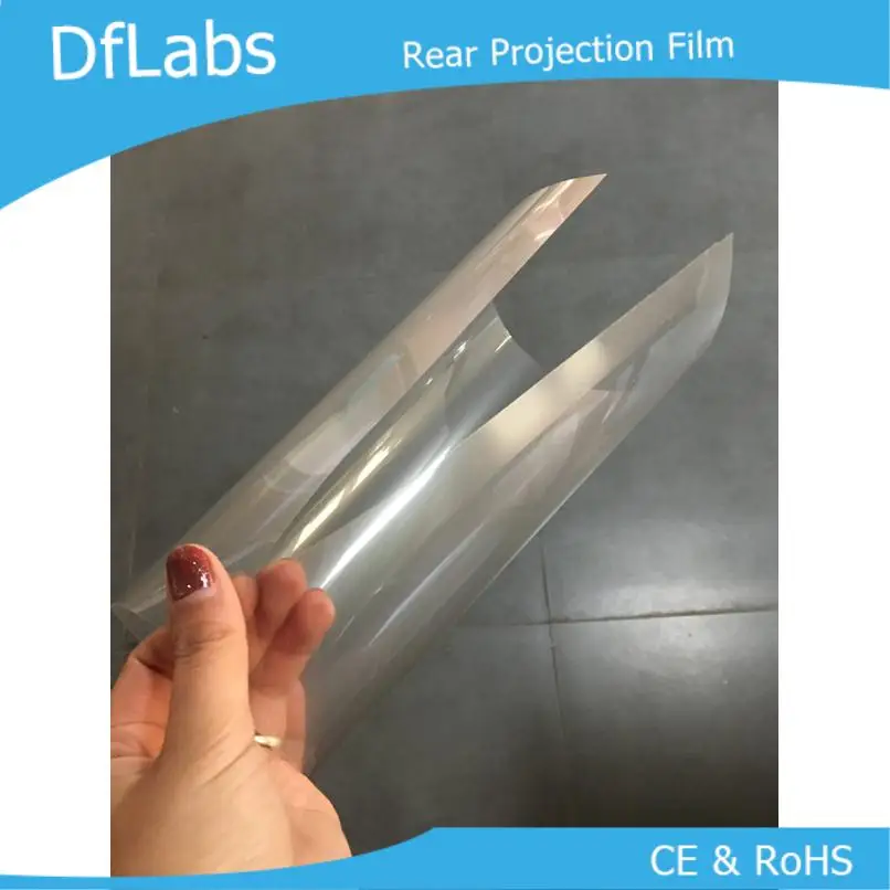 DfLabs 20 см * 29 пленка для задней проекции образцы темно серого и прозрачного