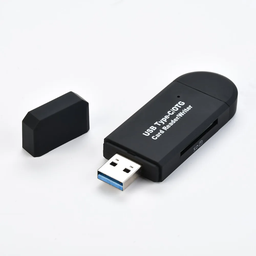 USB 2,0 2 в 1 USB кард-ридер флэш-накопитель высокоскоростной Универсальный OTG TF/SD карта для Android телефона компьютерная кардридер расширение