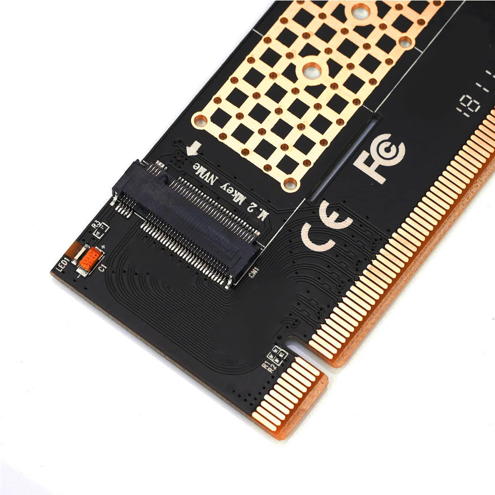 Pro M.2 NVMe SSD NGFF к PCIE 3 0 X16 X4 адаптер M ключ интерфейсная карта полная скорость для Windows