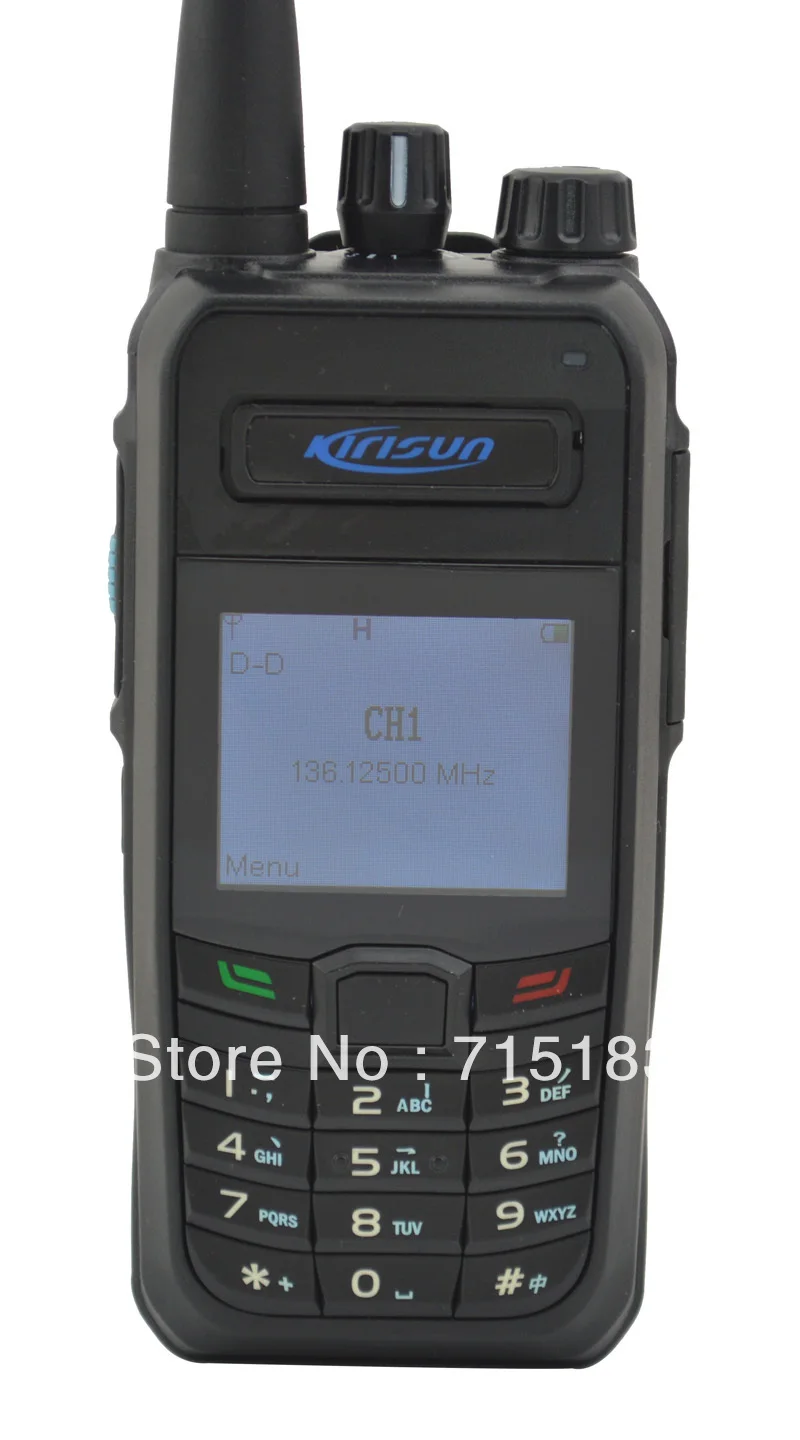 Цифровая портативная двухсторонняя радиостанция Kirisun K700 VHF 136-174 МГц DPMR FDMA 10 км