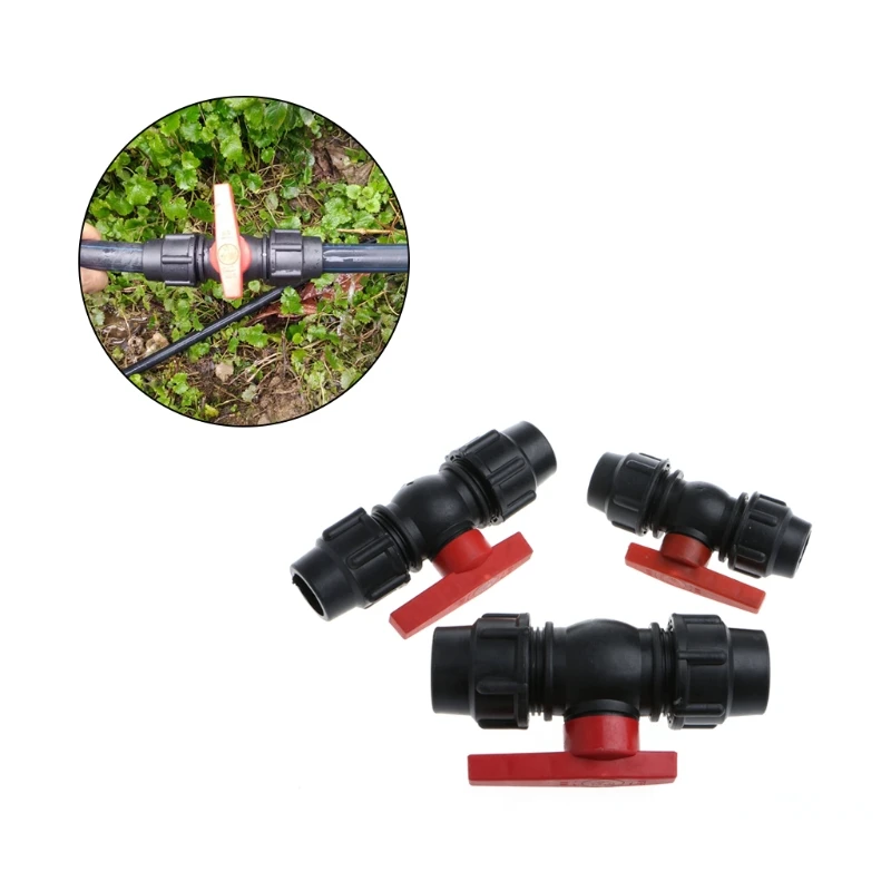 

20mm/25mm/32mm Water Pipe Quick Valve Connector PE Tube Ball Valves Accessories