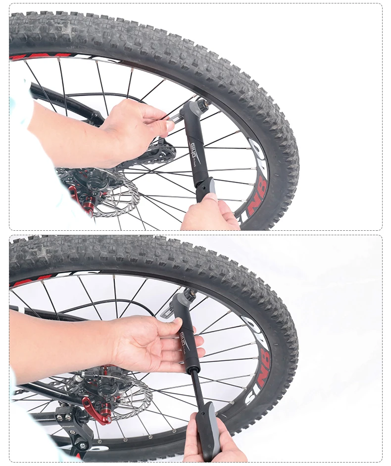 Giyo Compact Cycle воздушный насос Складная ручка велосипедный насос 120 фунтов/кв. дюйм для ручного использования шаровая шина подходит для Schrader& Presta GP-42S