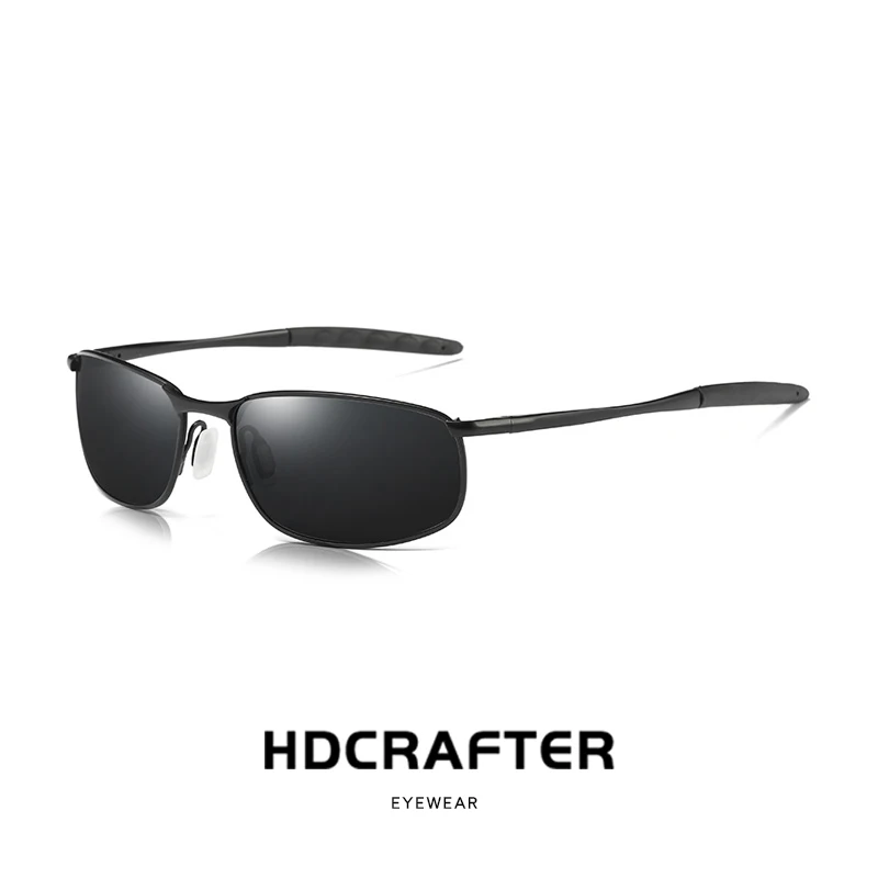 HDCRAFTER Брендовые мужские поляризованные солнцезащитные очки полная оправа из