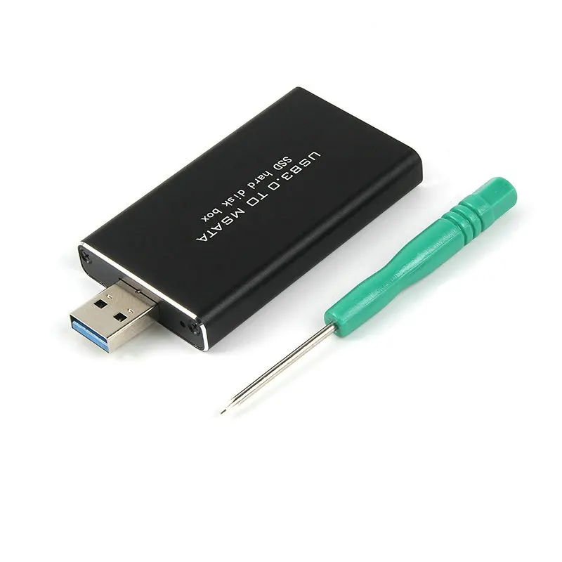 Great Q 5gbps USB 3 0 для mSATA SSD корпус USB3.0 mini SATA жесткий диск адаптер M2 Внешний мобильный