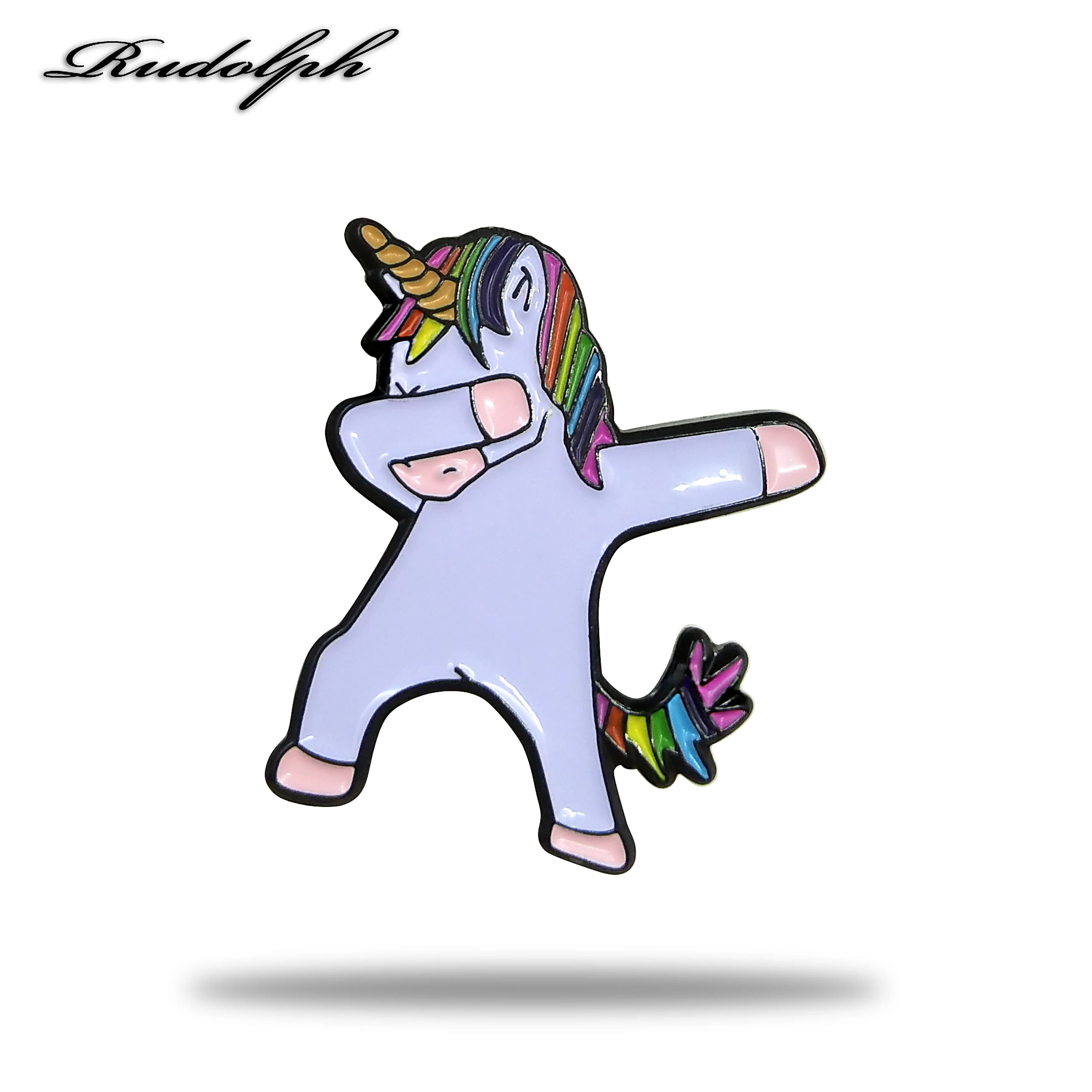 Эмалированные булавки Happy dancing unicorn мягкие|Броши| |