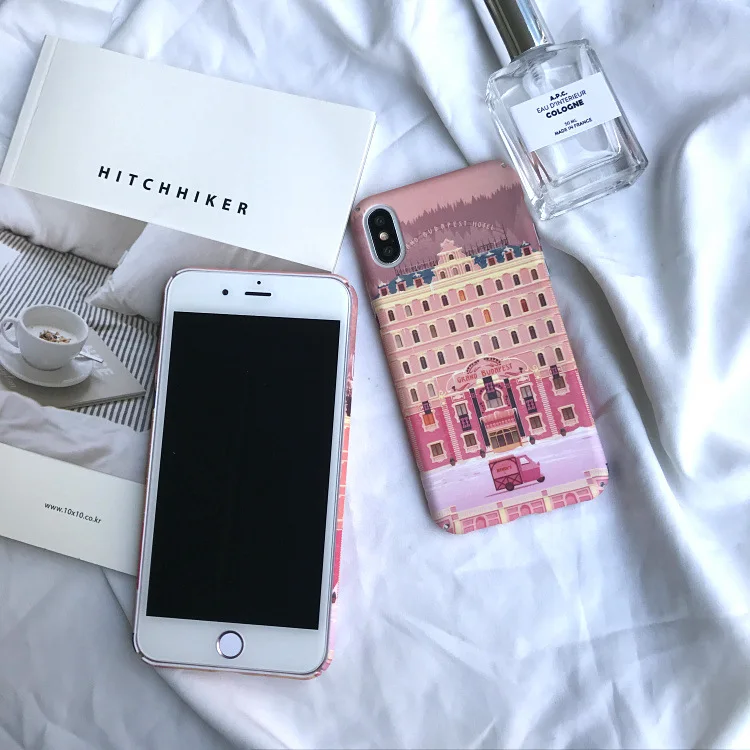 Модный чехол Wes Grand Budapest для Apple iPhone 7 Plus 6 S X Жесткий телефона из ПК Fundas Capa Coque |