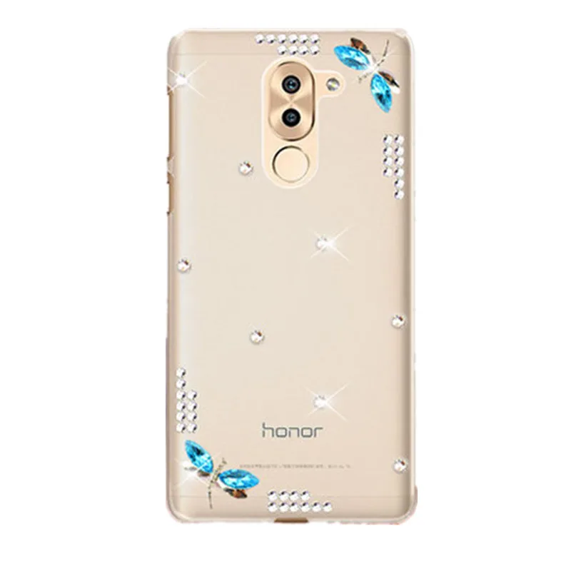 Модные стразы чехол для huawei P Smart Plus 20 Pro Lite Y7 Prime 2018 Y6 Y9 Y5 Блестящий Прозрачный |