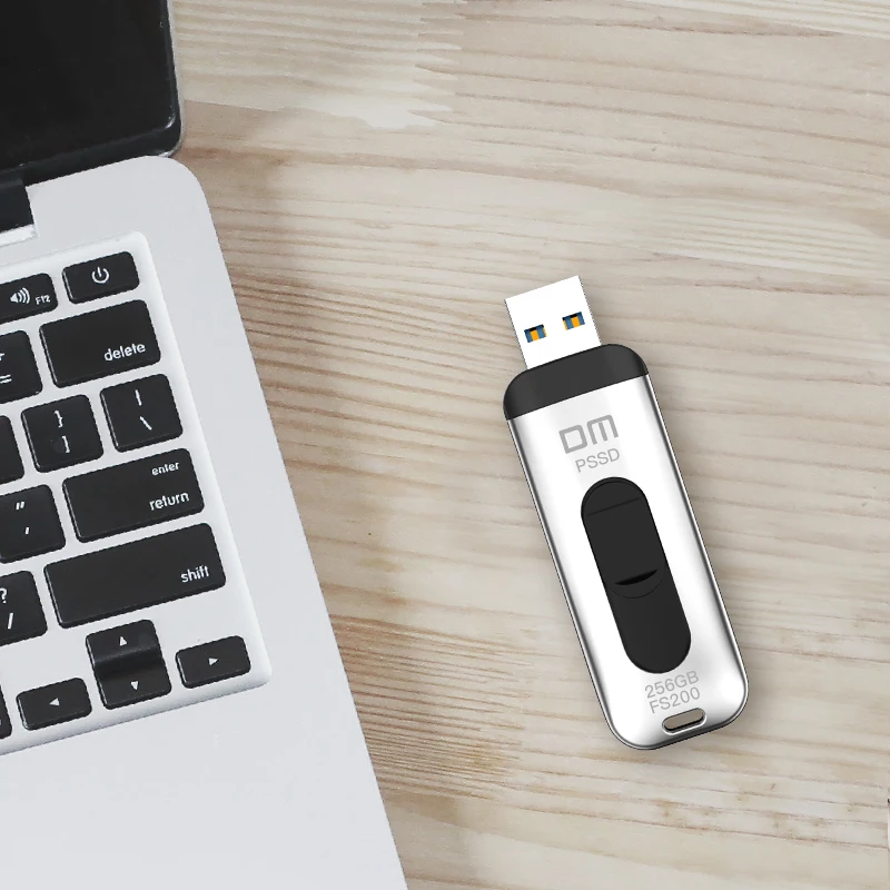 DM FS200 внешний SSD USB3.0 256 ГБ твердотельный USB флеш накопитель портативный 128 внешние
