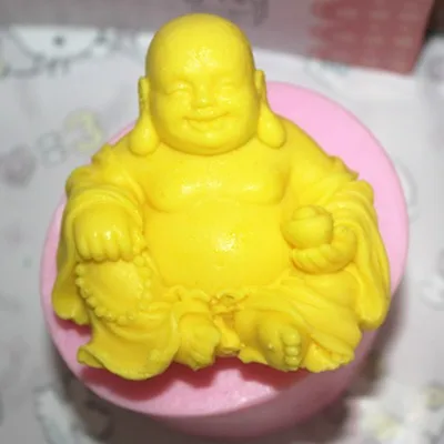 1 шт. C270 улыбающаяся Будда в Maitreya форма для торта Полимерная фотоформа FM|handmade soap