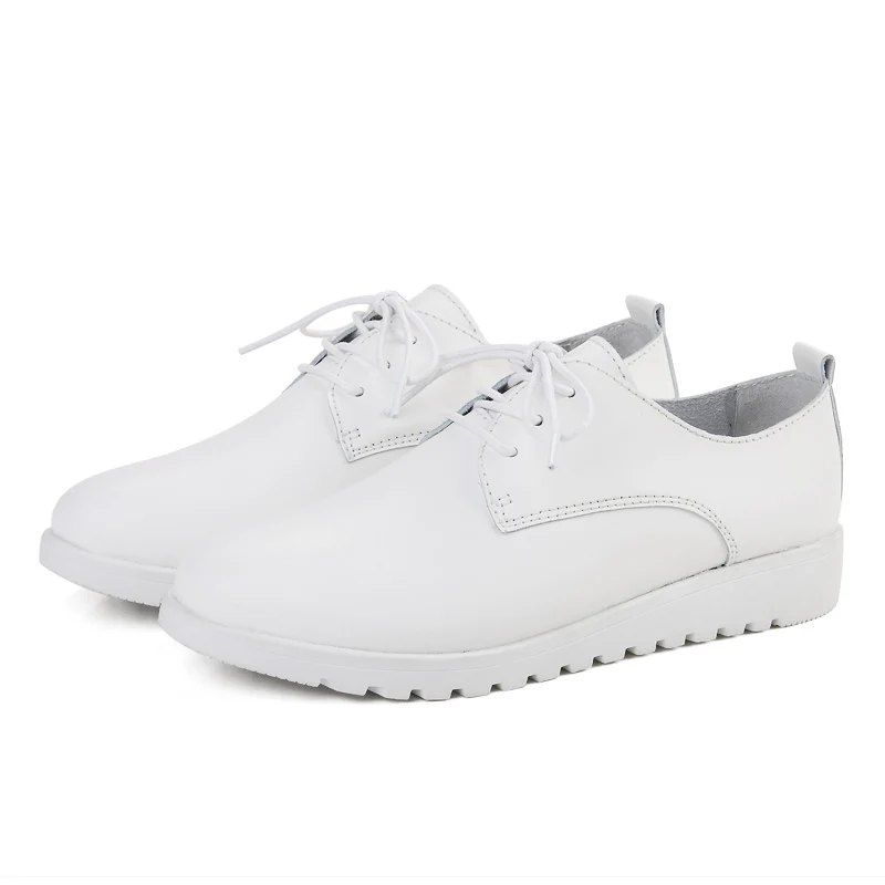 LEMAI/женская кожаная обувь на плоской подошве сезон весна-лето 2018 года модные