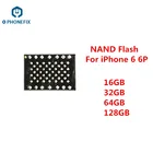 NAND16G 32 Гб 64 Гб 128 ГБ для iPhone 6 6P флэш-память чип жесткий диск HDD IC чипы обновленная память аксессуар для телефона запасные части