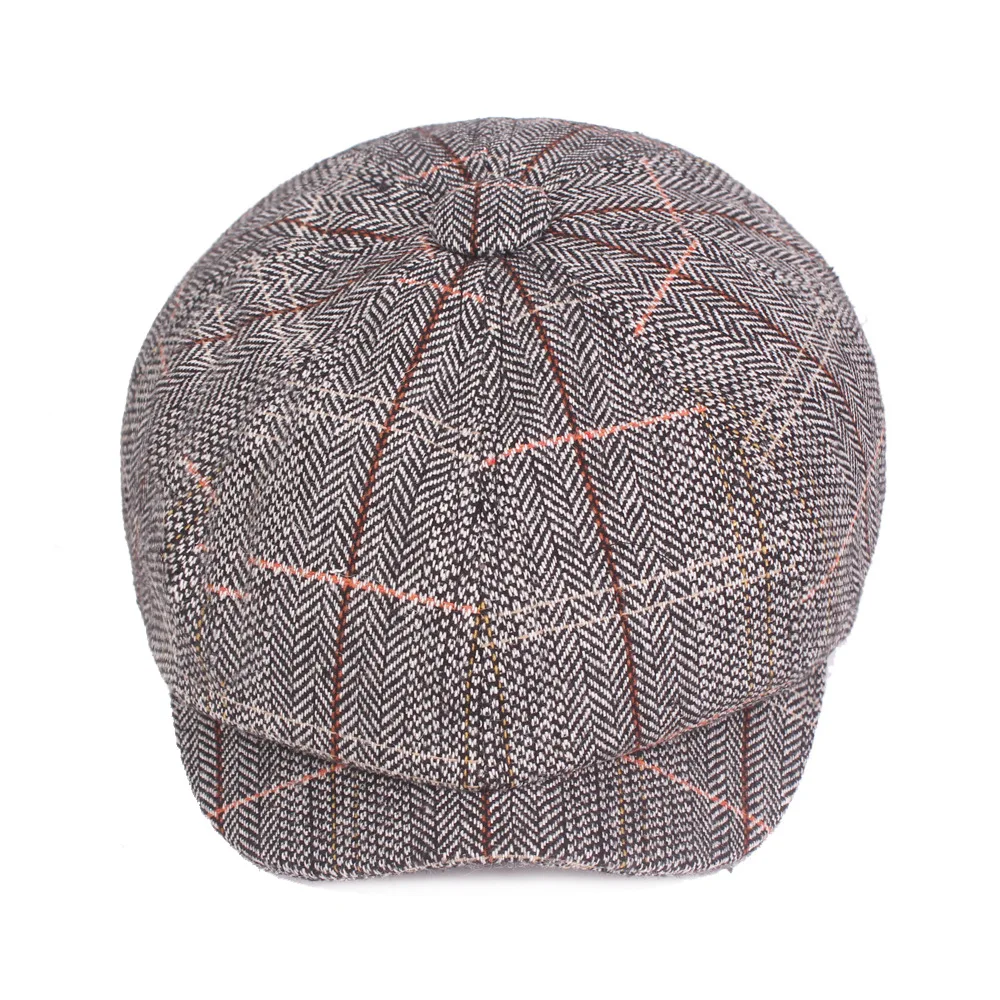British retro beret men and women octagonal cap college wind painter hat newspaperboy art youth men's |