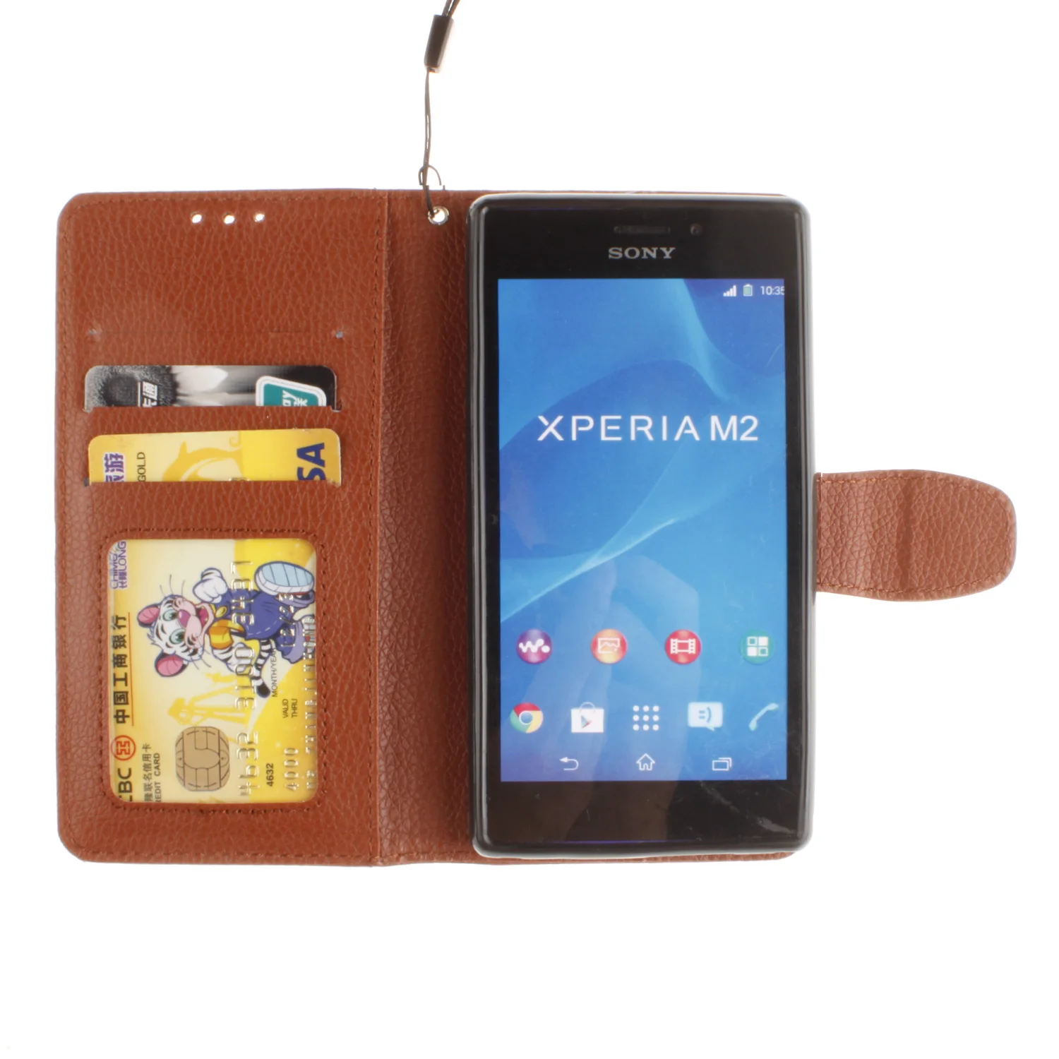 Фоторамка для Sony xperia M2 чехол Aqua M 2 2Aqua Dual D2302 M2Aqua D2303 D2305 D2406 D2306 S50H флип-чехол кожаный