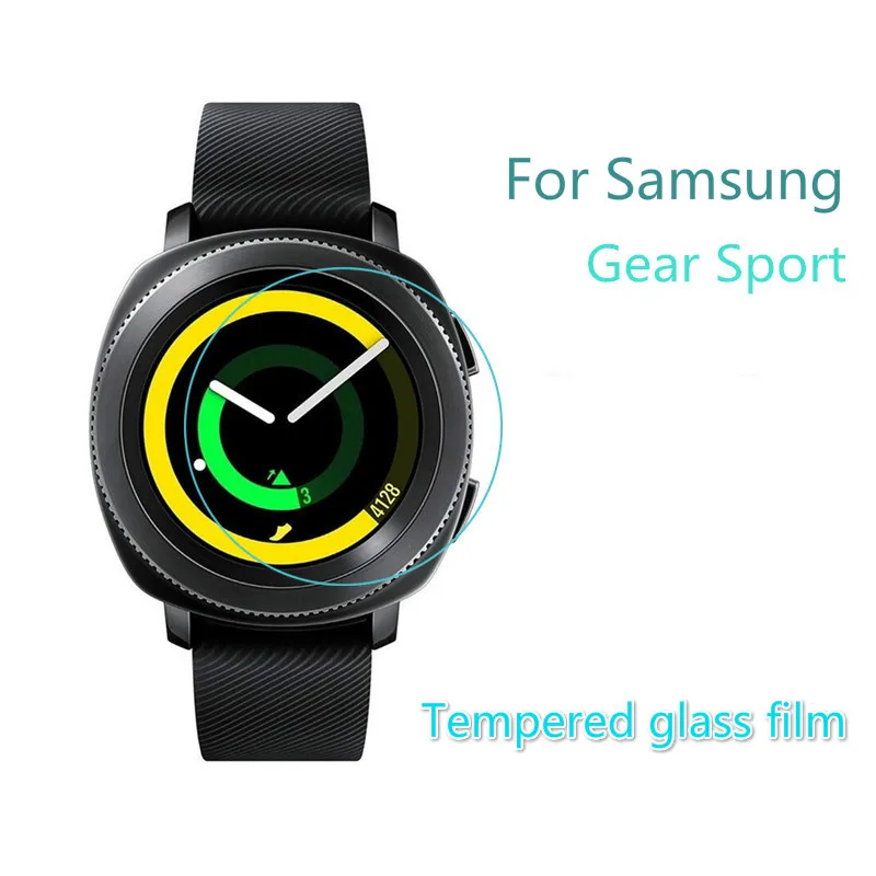 2 шт. 9H закаленное стекло Защитная пленка для экрана Samsung Gear S4 s2 s3 gear sport Передняя