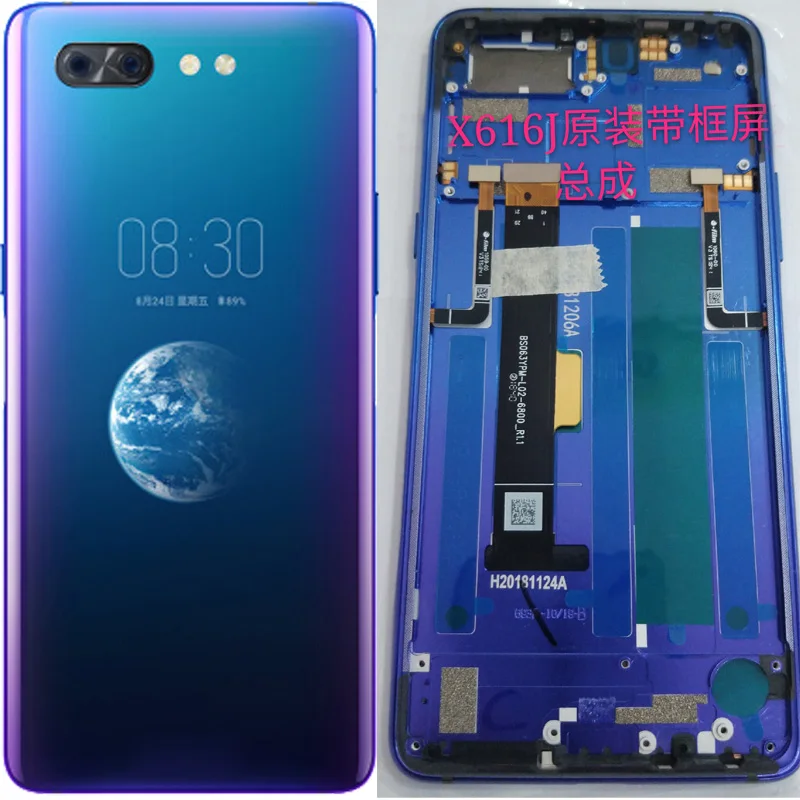 Оригинальный чехол для Nubia X NX616J задняя крышка батарейного отсека ЖК дисплей