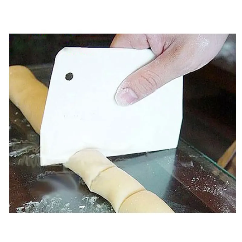 1 шт. пластиковый скребок для торта трапециевидной формы 13 5*9 5 см|cake scraper|cream