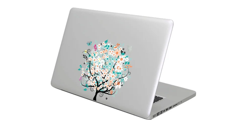 Цветок Дерево красочные наклейки для ноутбука Apple Macbook Наклейка Pro Air retina 11 12 13 14 15 дюймов hp Mac поверхность книга частичная кожа