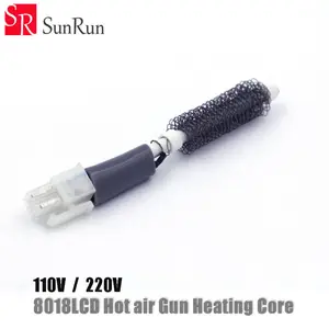 Нагревательный элемент для 8018 нагревателя горячего воздуха 110 В220 В 450 Вт 450 градусов ЖК-регулируемый электронный пистолет для ремонта горячего воздуха