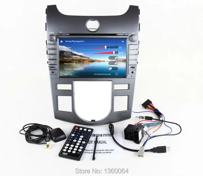 Автомобильный DVD 8 &quotдля KIA Forte Cerato 2008 2012 (автоматический кондиционер) с gps