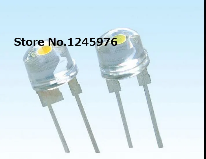 

8MM blue 0.25W straw hat LED Light Beads