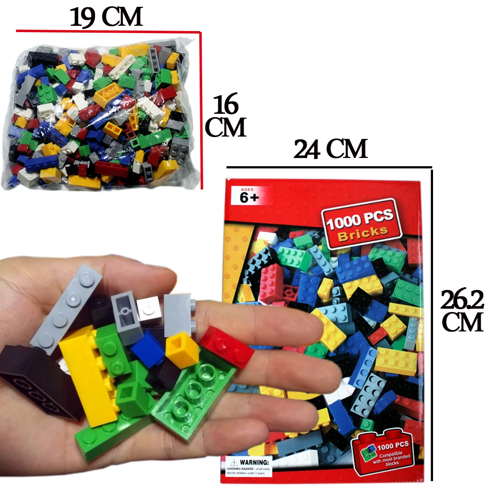 Блоки для моделирования 1000 шт./компл. детские игрушки девочек и мальчиков сборка