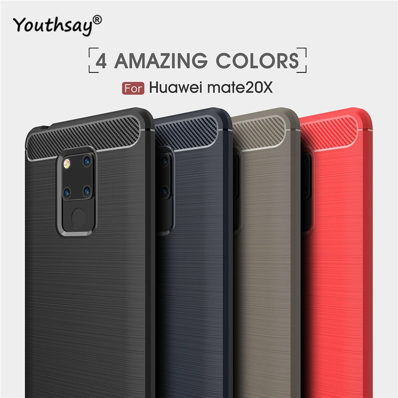 Чехол Youthsay для Huawei Mate 20 X мягкий силиконовый чехол телефона 20X Youthsay|Бамперы| |