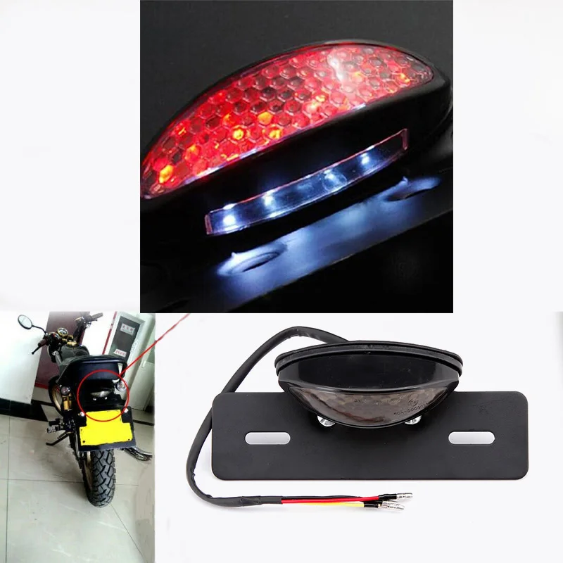 Универсальный 20 LED мотоцикл ATV задний стоп сигнал тормоз ходовая пластина с